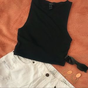 Black Crop Top